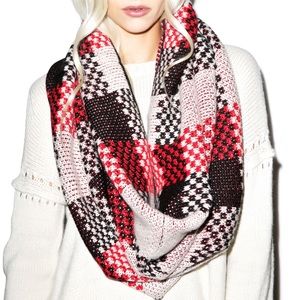 Wildfox Checkers Snood scarf NWT